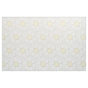 White Daisy Flowers Stof