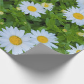 White Daisy Garden Cadeaupapier (Hoek)