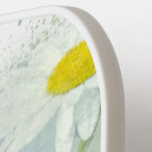 White Daisy Garden Pickleball Paddle (Links Detail)