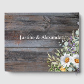 White Daisy Guest Book Gastenboek (Achterkant)