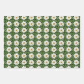 White Daisy Inpakpapier Vel (Voorkant 2)