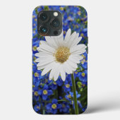 White Daisy iPhone 13 Pro Hoesje (Achterkant)