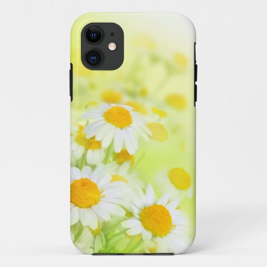 White Daisy iPhone Case (Achterkant)