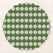 White Daisy Kartonnen Onderzetters (Voorkant)