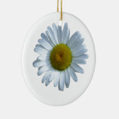 White Daisy Keramisch Ornament (Rechts)