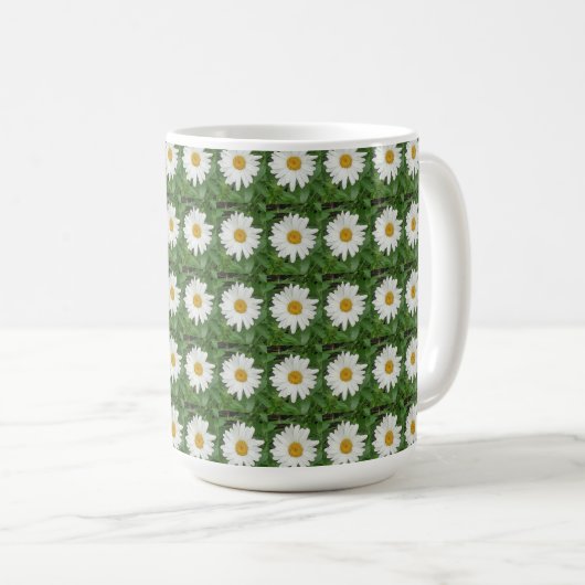 White Daisy Koffiemok (Voorkant rechts)
