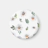 White daisy magnet, Daisy magnet (Voorkant)