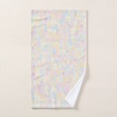 White Daisy met pastel stippen Bad Handdoek (Handdoek)