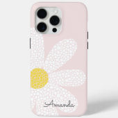 White Daisy met stippen Case-Mate iPhone Case (Achterkant)
