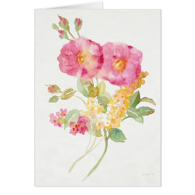 White Daisy on Blue (Voorkant)