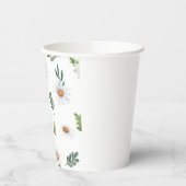 White daisy paper cup, White daisies paper cup Papieren Bekers (Links)