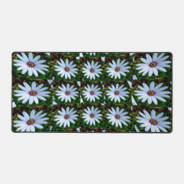 White Daisy Pattern Bureaumat