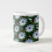 White Daisy Pattern Grote Koffiekop (Voorkant rechts)