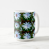 White Daisy Pattern Koffiemok (Voorkant rechts)