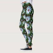 White Daisy Pattern Leggings (Links)