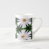 White Daisy Pattern Porselein Kop (Rechts)