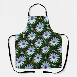 White Daisy Pattern Schort