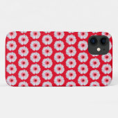 White Daisy Pattern Wildflower iPhone 11 Hoesje (Achterkant (horizontaal))