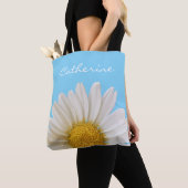 White Daisy Personalized Tote Bag (Dichtbij)