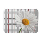 White Daisy Pset Bathroom Bath Mat (Voorkant)