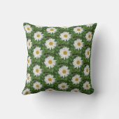 White Daisy Scatter Cushion Kussen (Achterkant)