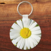 White Daisy Sleutelhanger (Voorkant)