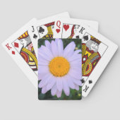 White Daisy-spelkaarten Pokerkaarten (Achterkant)