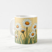 White Daisy Summer Koffiemok (Voorkant links)