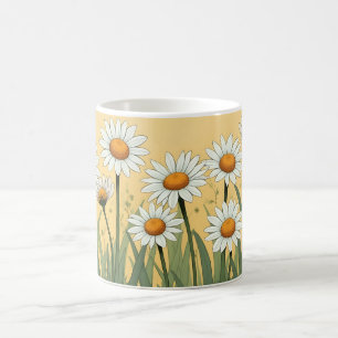 White Daisy Summer Koffiemok