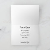 White Daisy Summer Wedding Save the Date Aankondiging (Binnen)