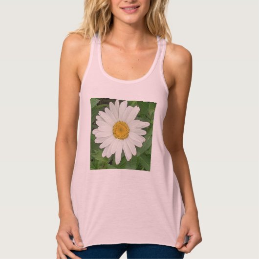 White Daisy Tanktop (Voorkant)