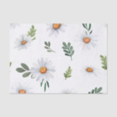 White daisy tissue paper, White daisies Tissuepapier (Voorkant)