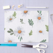 White daisy tissue paper, White daisies Tissuepapier (Craft)