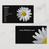 White Daisy Visitekaartje (Voorkant / Achterkant)