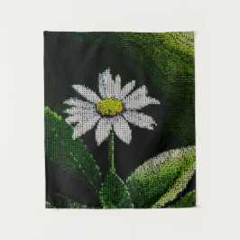 WHITE DAISY WANDKLEED