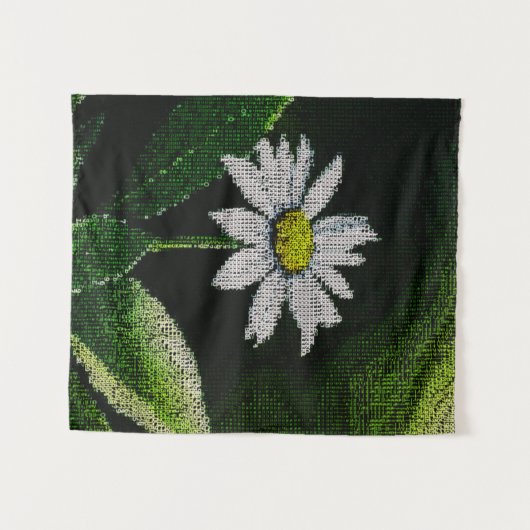 WHITE DAISY WANDKLEED (Voorkant (horizontaal))