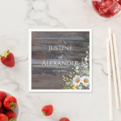 White Daisy Wedding Servet (Insitu)