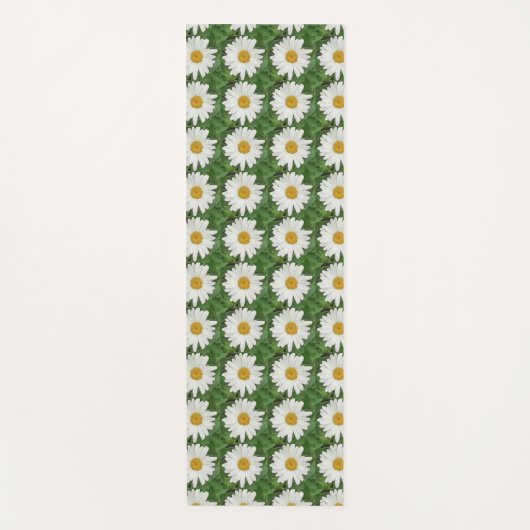White Daisy Yogamat (Voorkant)