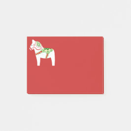 White Dala Horse Post Post-it® Notes