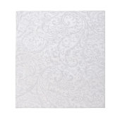 White Damask Notitieblok (Voorkant)