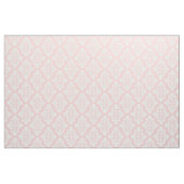 White Damask Scroll op Baby Roze Stof (Yard (91,4 cm))