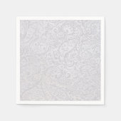 White Damask Servet (Voorkant)