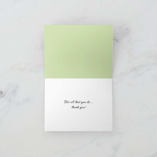 White Dandelion Bedankt (Binnen)