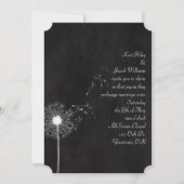 White Dandelion Black Kaart (Voorkant)