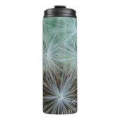 White Dandelion Pattern Thermosbeker (Voorkant)