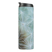White Dandelion Pattern Thermosbeker (Geroteerd rechts)