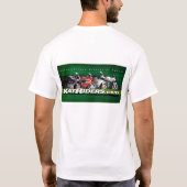 White/Dark Green KR Logo T-shirt (Achterkant)