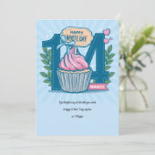 White Day-Wenskaart Feestdagenkaart (Staand voorkant)