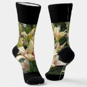 White Daylilies Sokken (Gebogen)