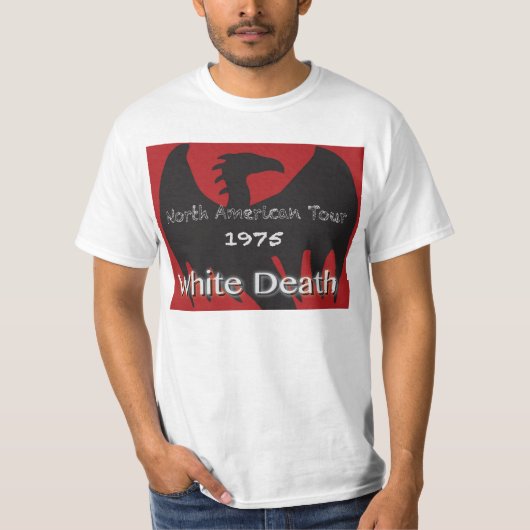 White Death Tour Basic T-Shirt (Voorkant)